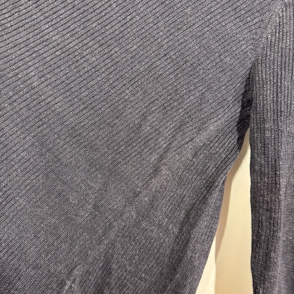 Eileen Fisher Open Front Cardigan Navy Blue Size S Long Sleeve Minimalist Layer - Picture 6 of 15